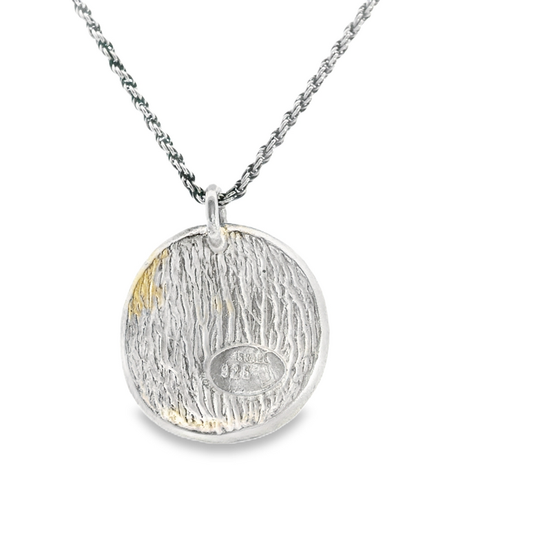 Silpada Sterling SIlver & CZ Flower Pendant with 20" Chain