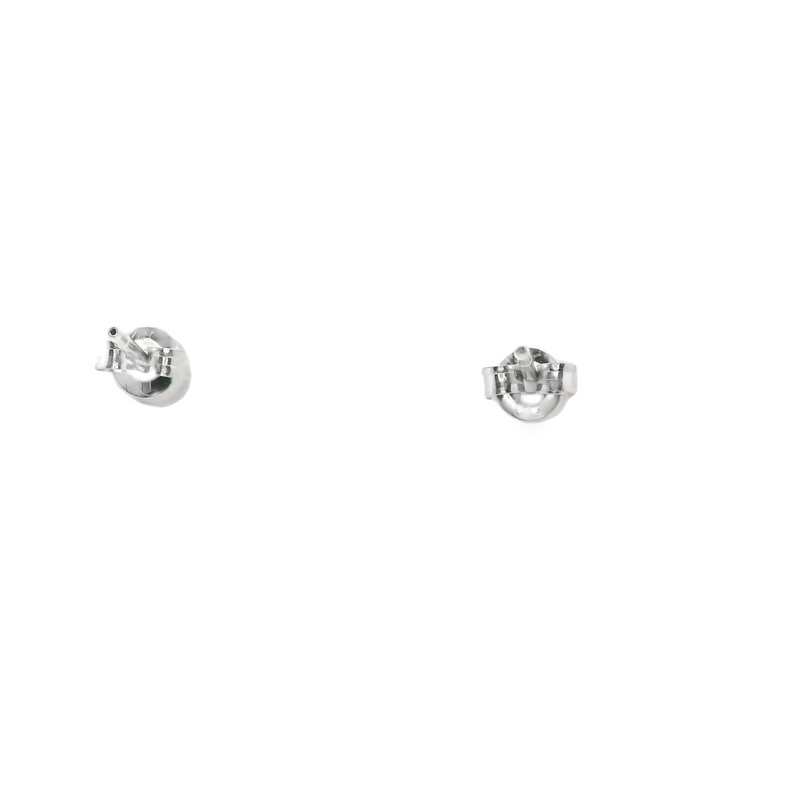 14K WG AKOYA PEARL STUD EARRINGS 7.5-8.0 MM