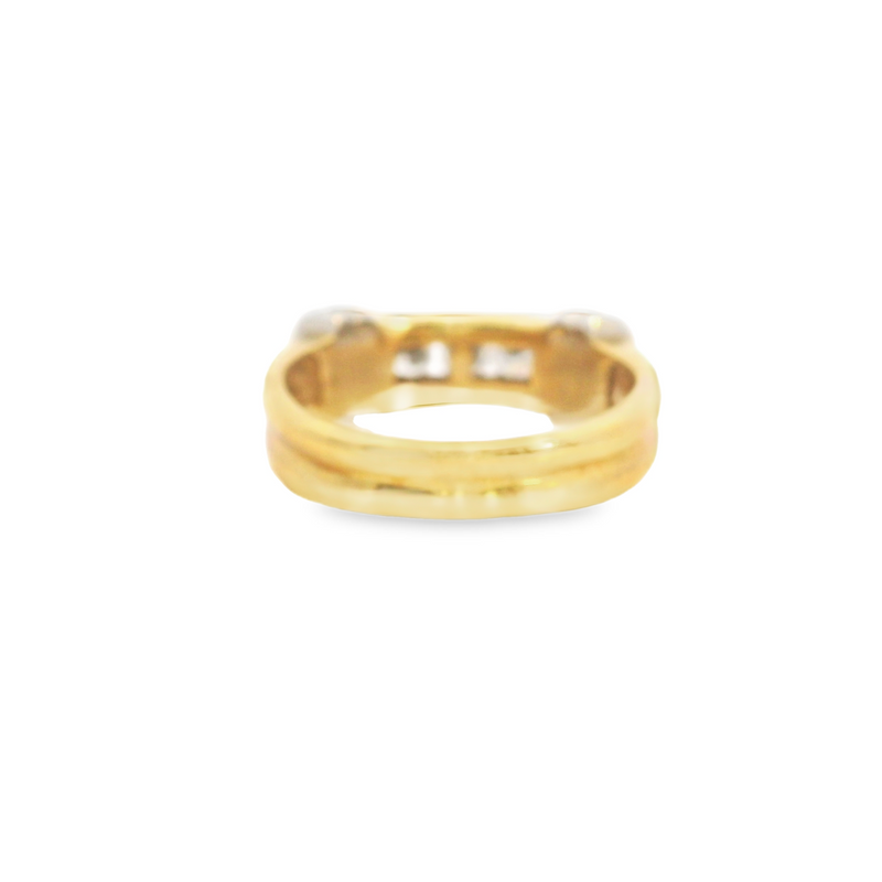 18K & PLATINUM DIAMOND BAND