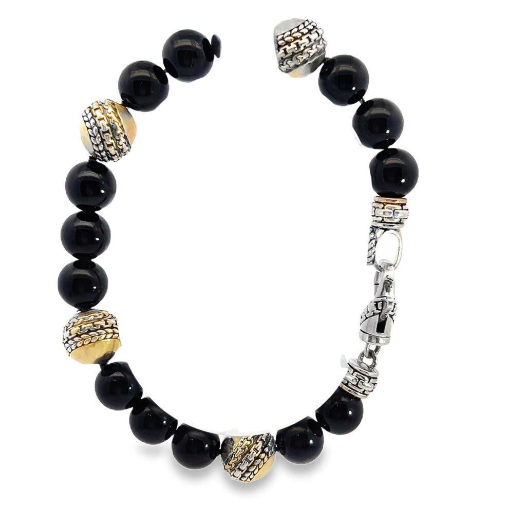 JAI by John Hardy Black Onyx Bracelet 7.5"