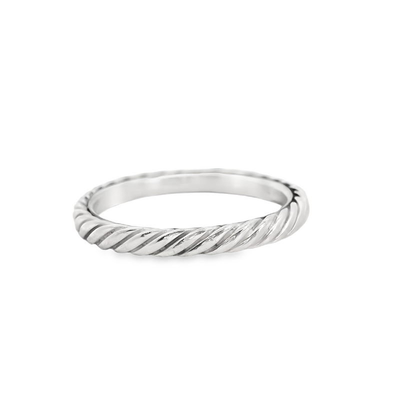David Yurman Sterling Silver Cable Band Ring