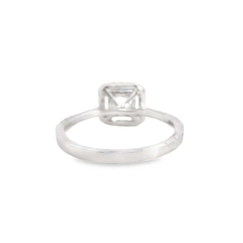 14K WG PRINCESS MOUNTING