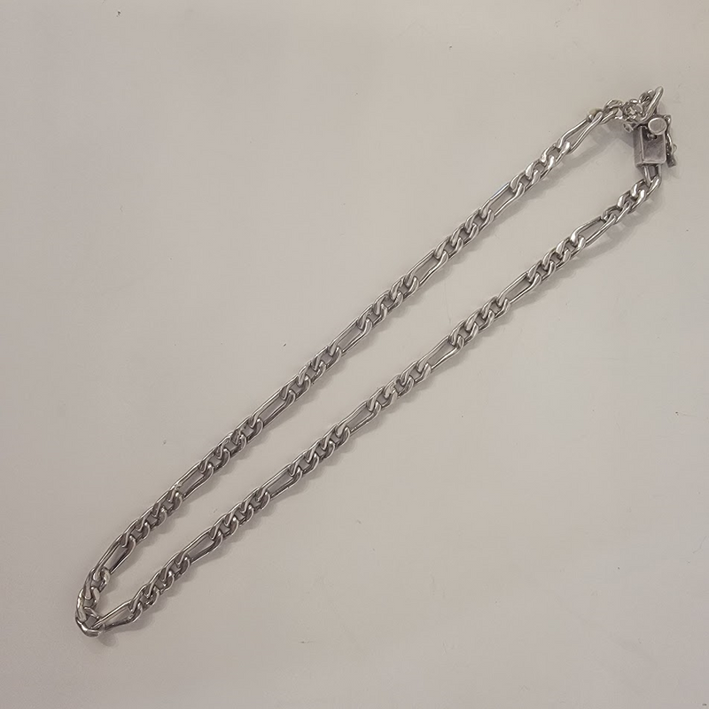 Sterling Silver Figaro Link Chain 17"