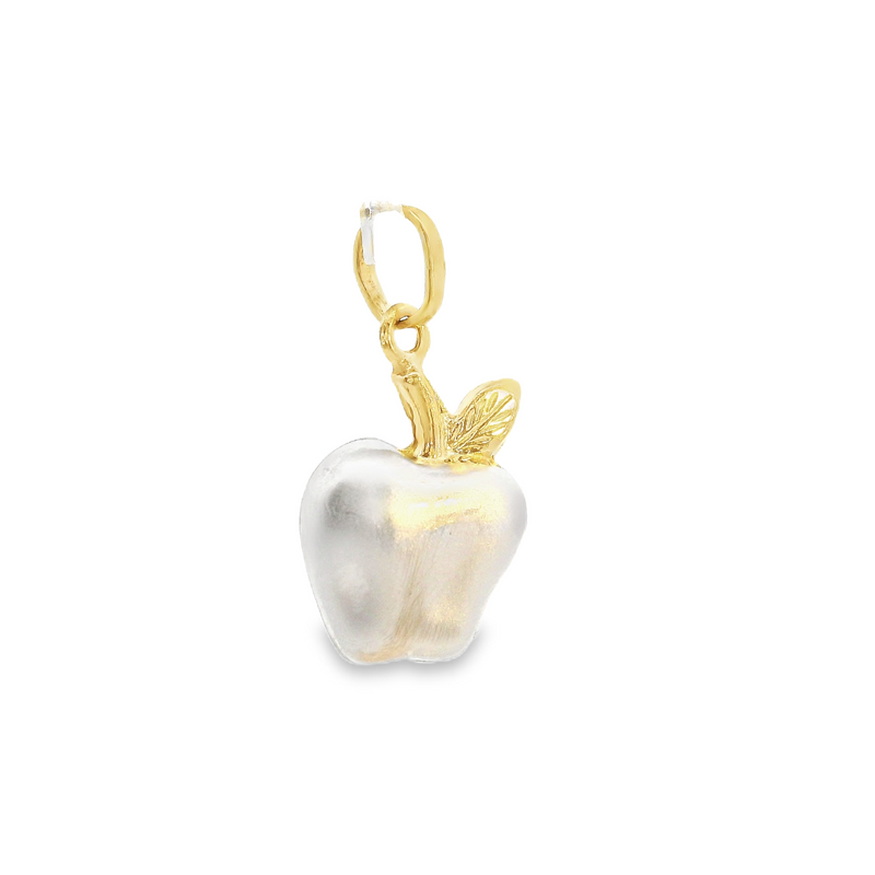 14K TT Apple Charm