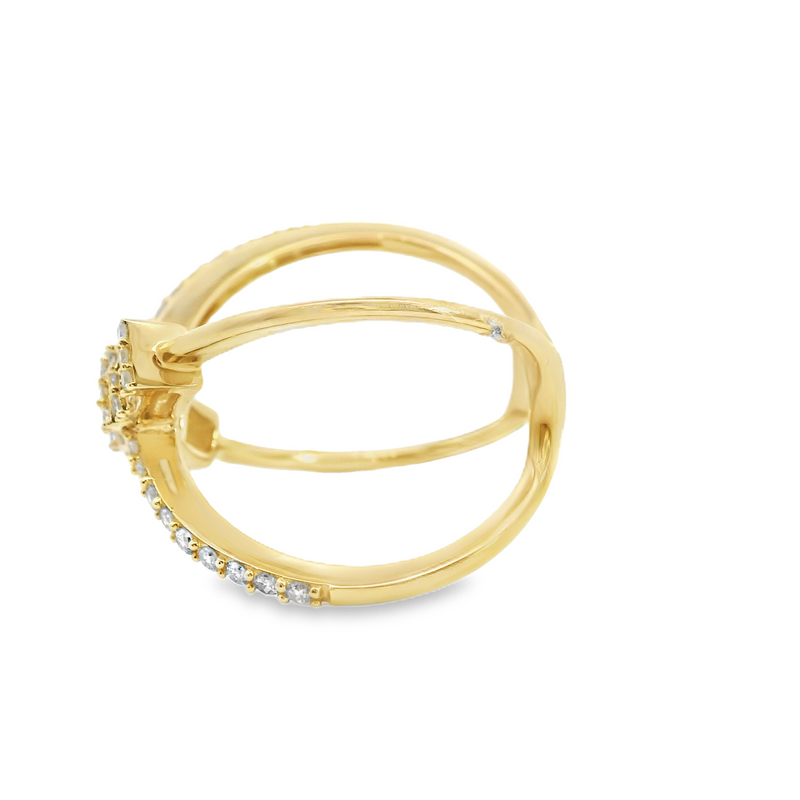 14K YG Diamond Fashion Ring