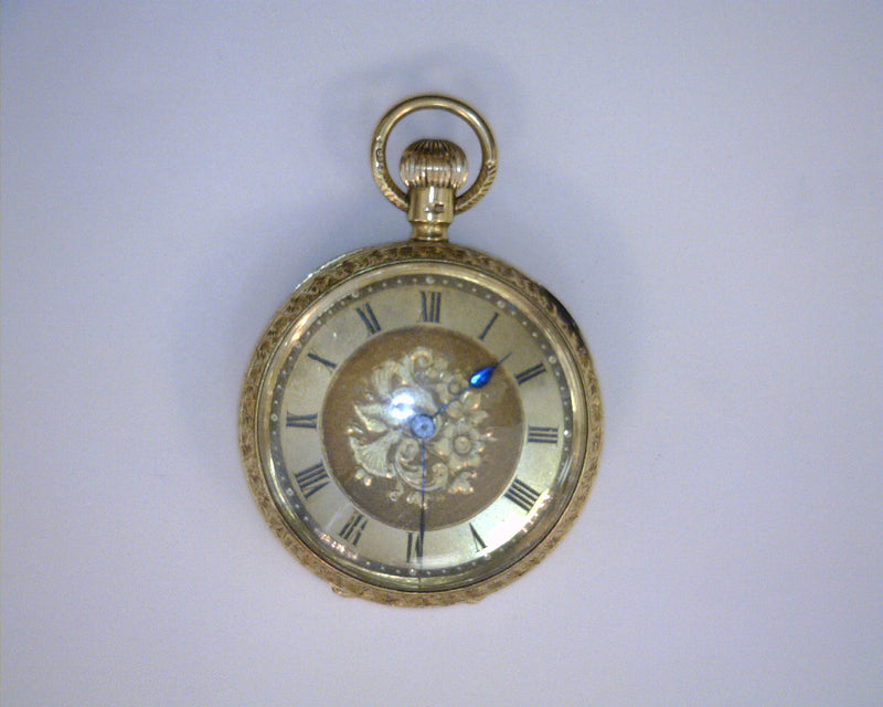 18K YG ENGLISH POCKET WATCH 16