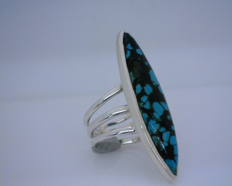 Sterling Silver Turquoise Ring Size 7