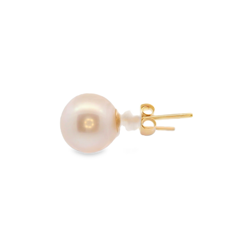 14K YG Pearl Studs