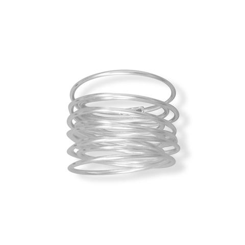 Coiled Spring Ring Size 8