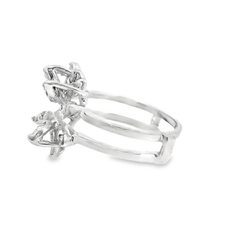 14K WG Diamond Guard