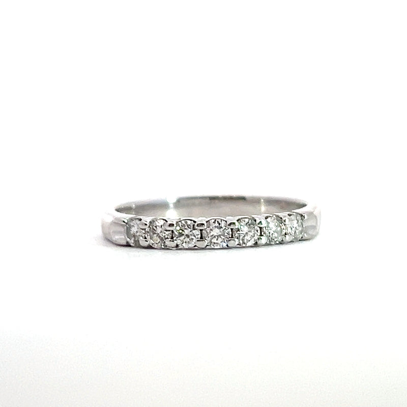 14K WG Diamond Wedding Band