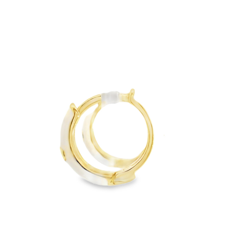 Gold Plated Huggie Earrings