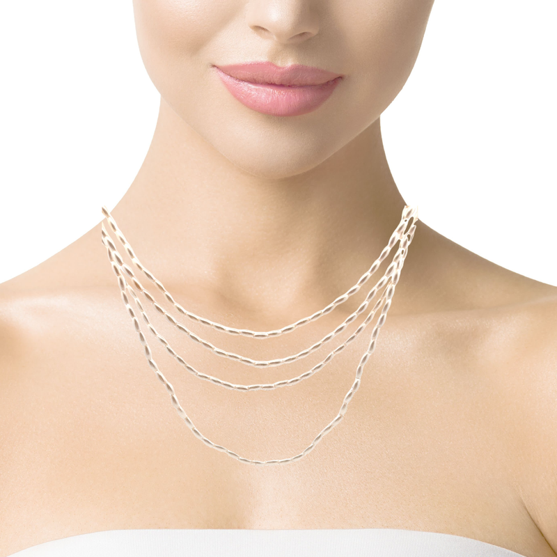 48" Seed Pearl Necklace with 14K YGP Clasp