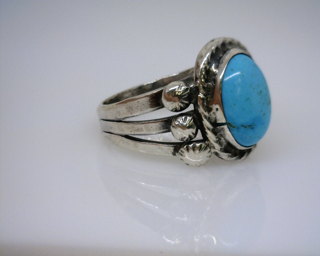 SS Turquoise Ring