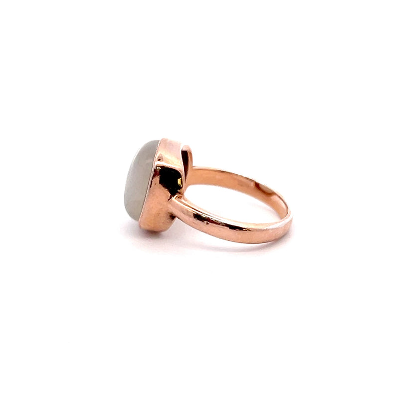 Rose Gold Plated Moonstone Ring