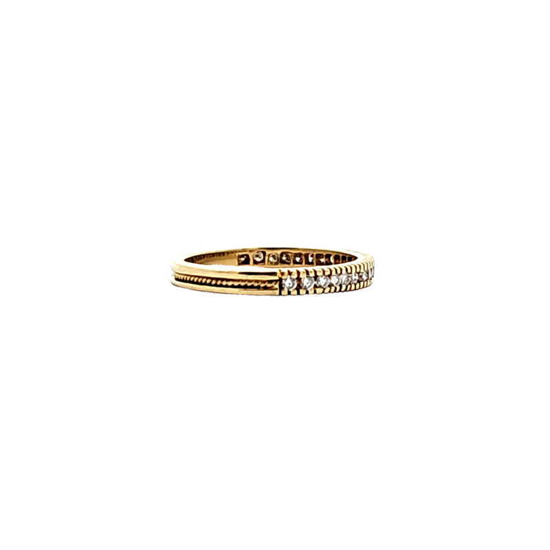 18K YG Diamond Band 0.30 CT TW