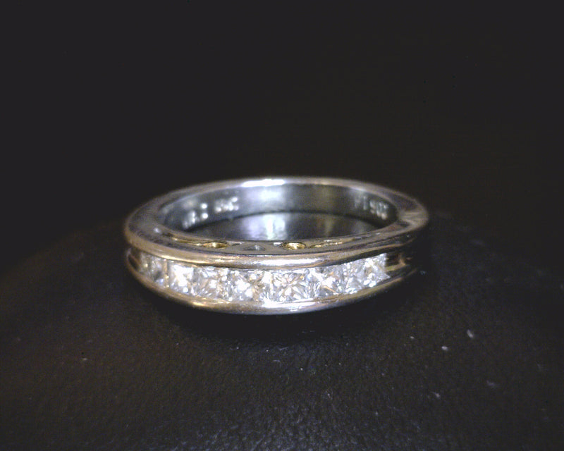 PLATINUM/18K DIAMOND BAND