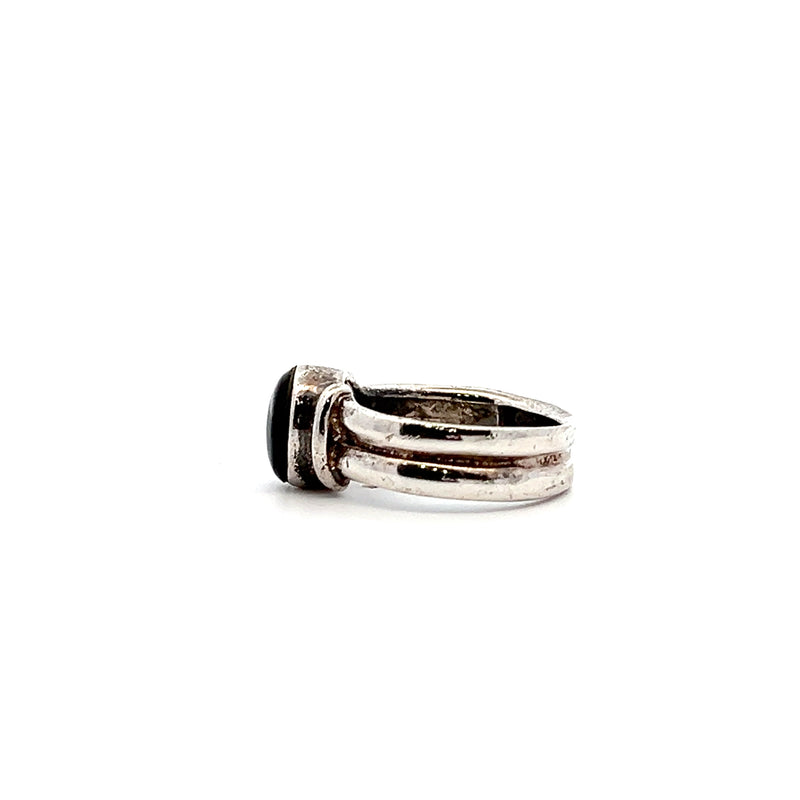 Sterling Silver Black Onyx Ring