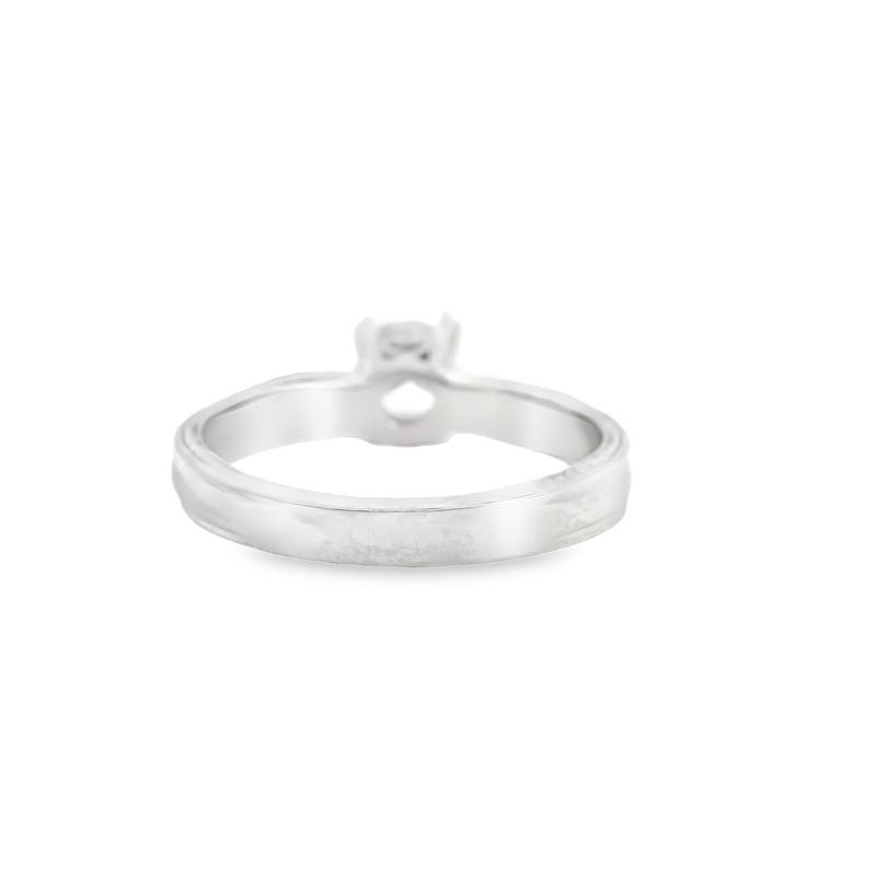 14K WG FILIGREE SOLITAIRE SETTING