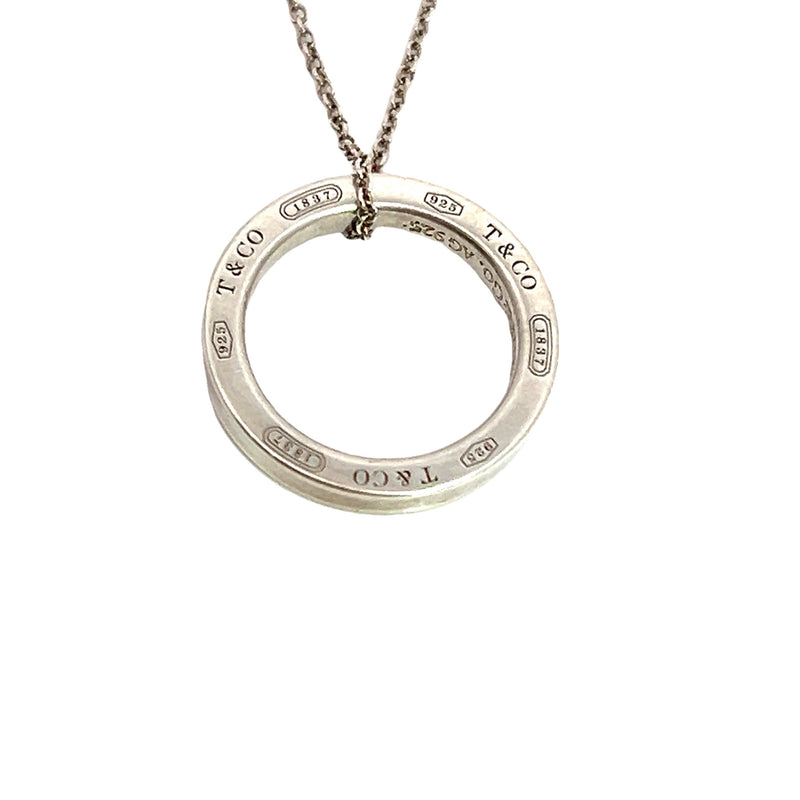 Tiffany & Co. "1837" Silver Circle Necklace