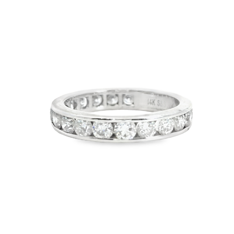 14K WG DIAMOND BAND