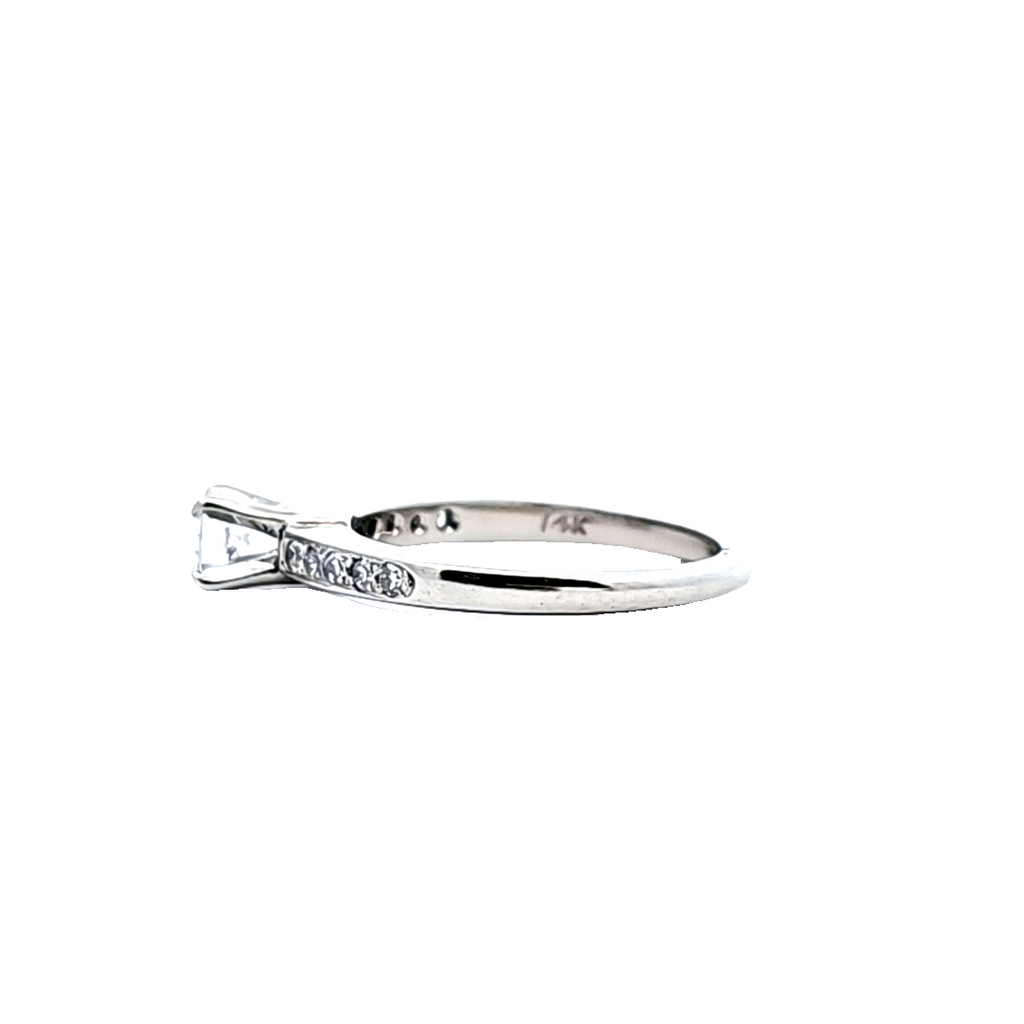 14K WG Vintage Wedding Ring Ce