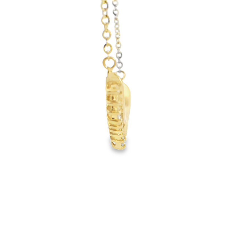 14K YG Diamond Necklace
