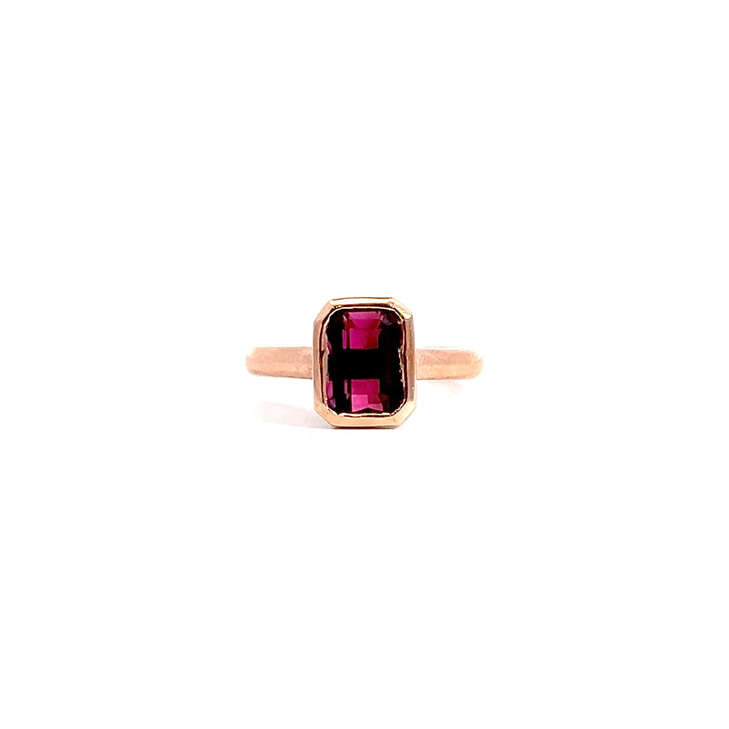 10K RG Tourmaline Ring