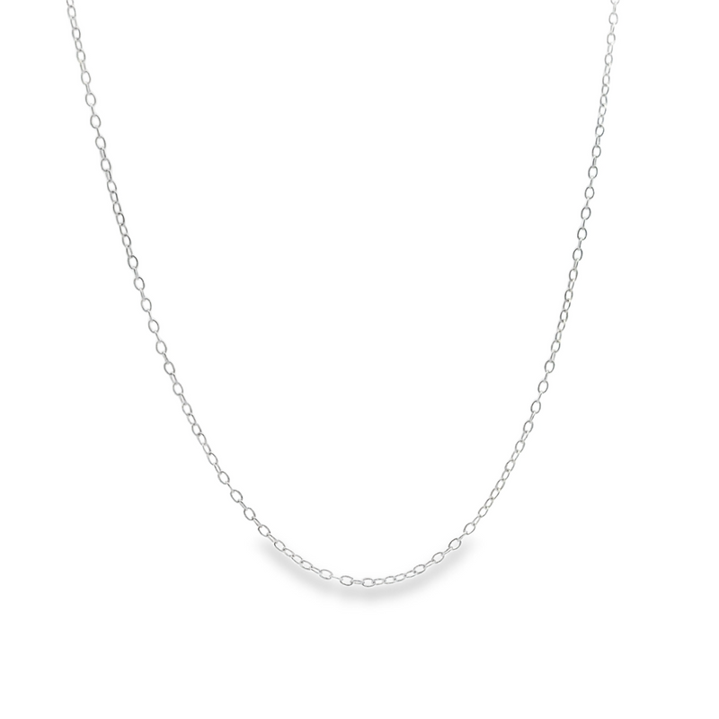 Sterling Silver Open Link Chain 16"