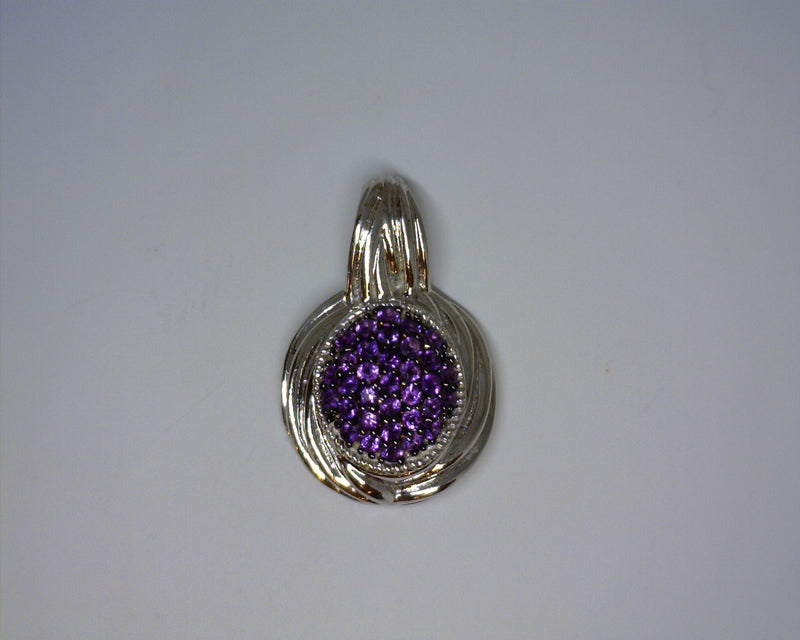 STERLING SILVER AMETHYST PENDA