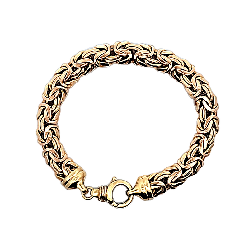 14K YG Byzantine Style Bracelet