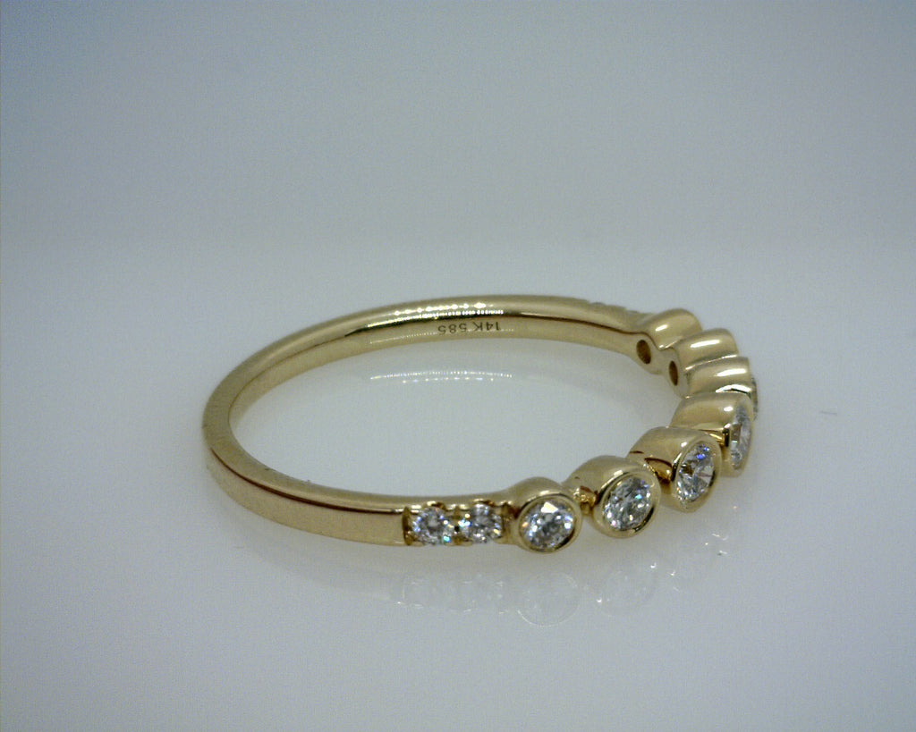 14K YG DAMOND RING