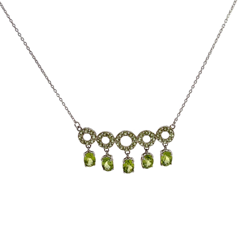 Sterling Silver Peridot Necklace