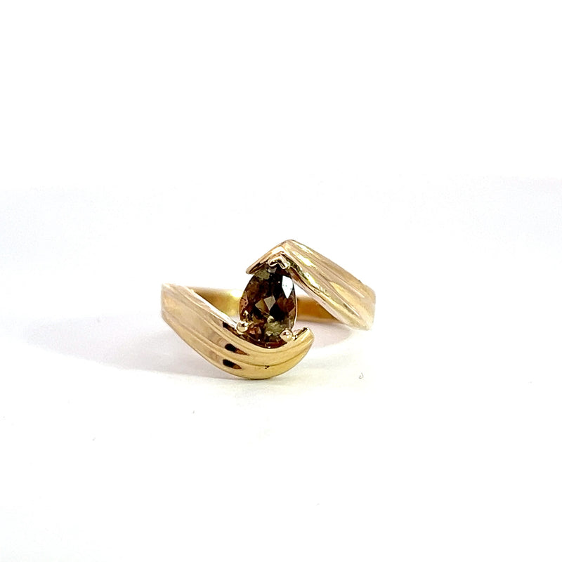 14K YG Andalusite Ring