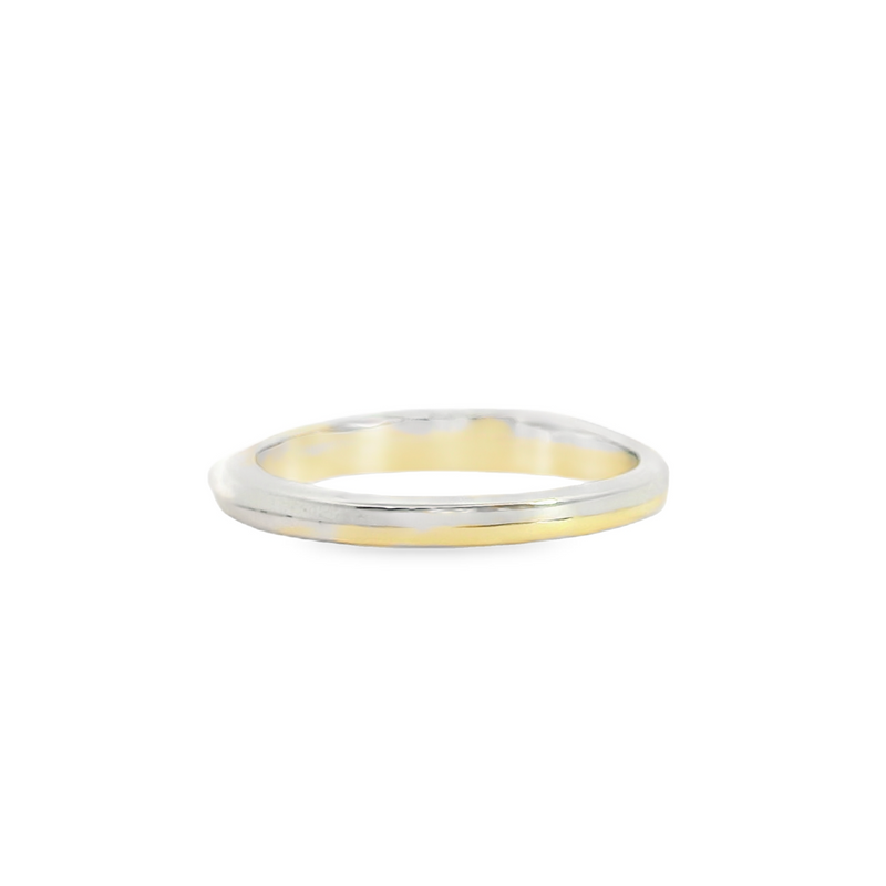 14K Two Tone Band