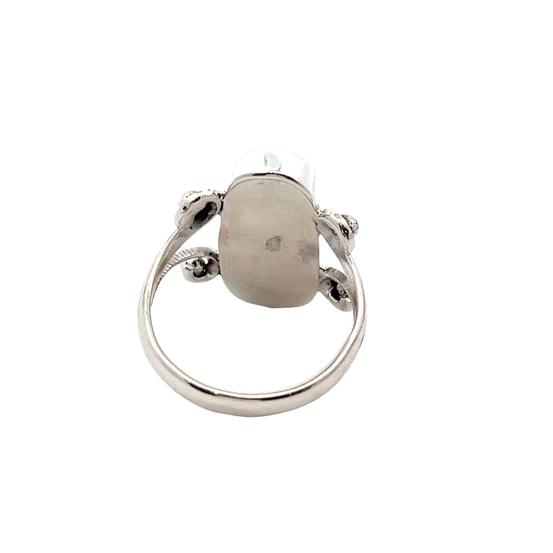 Sterling Silver Chalcedony Ring