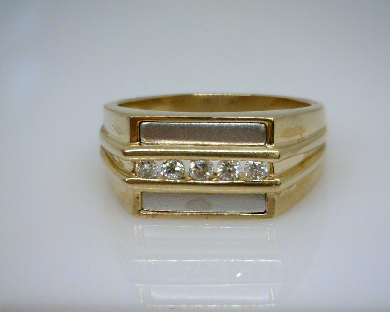 14K TT DIAMOND RING