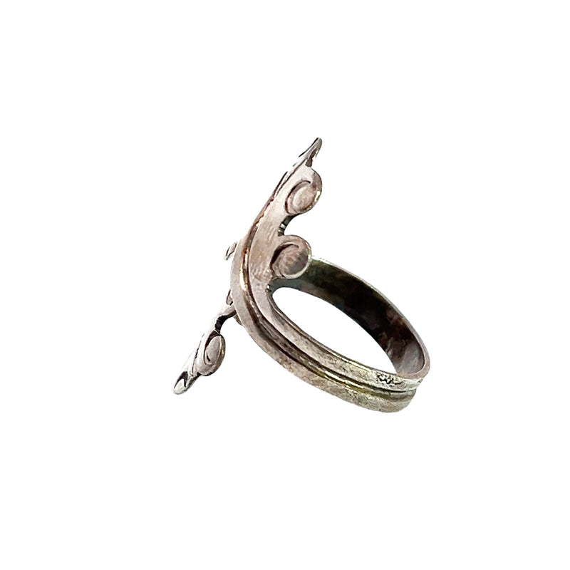 Sterling Silver Bypass Ring