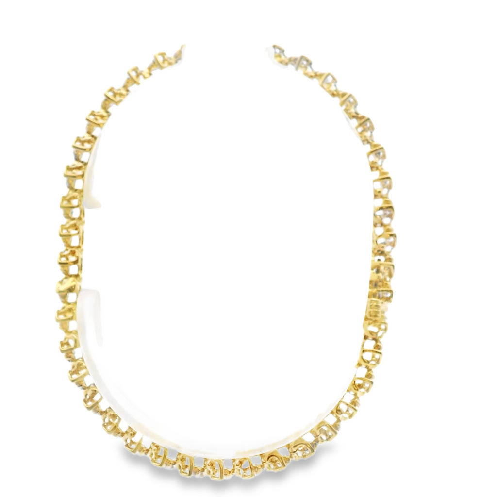 10K YG Diamond Tennis Bracelet