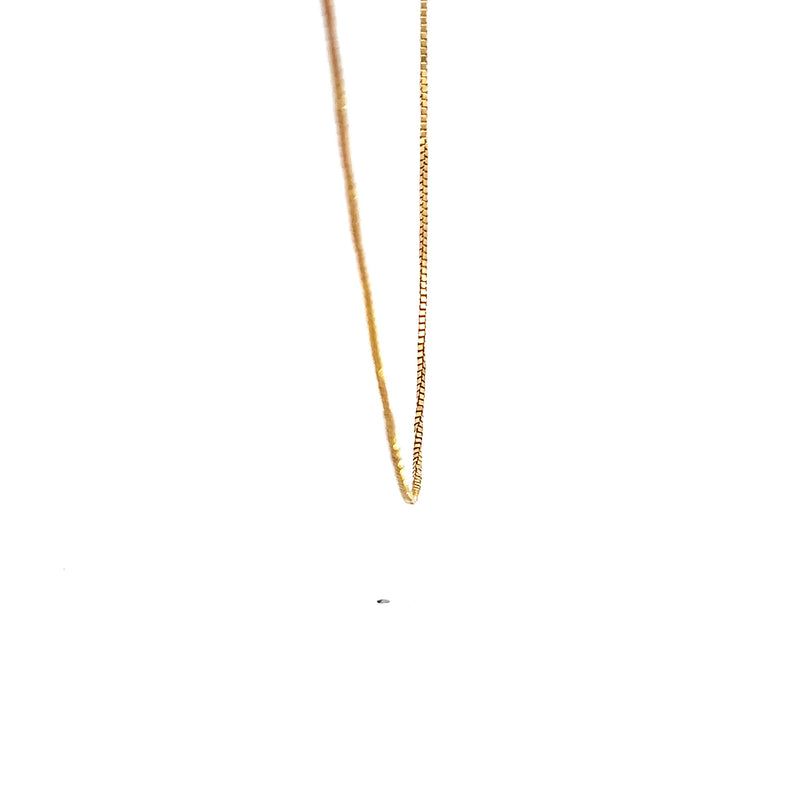 14K YG Box Chain 20"