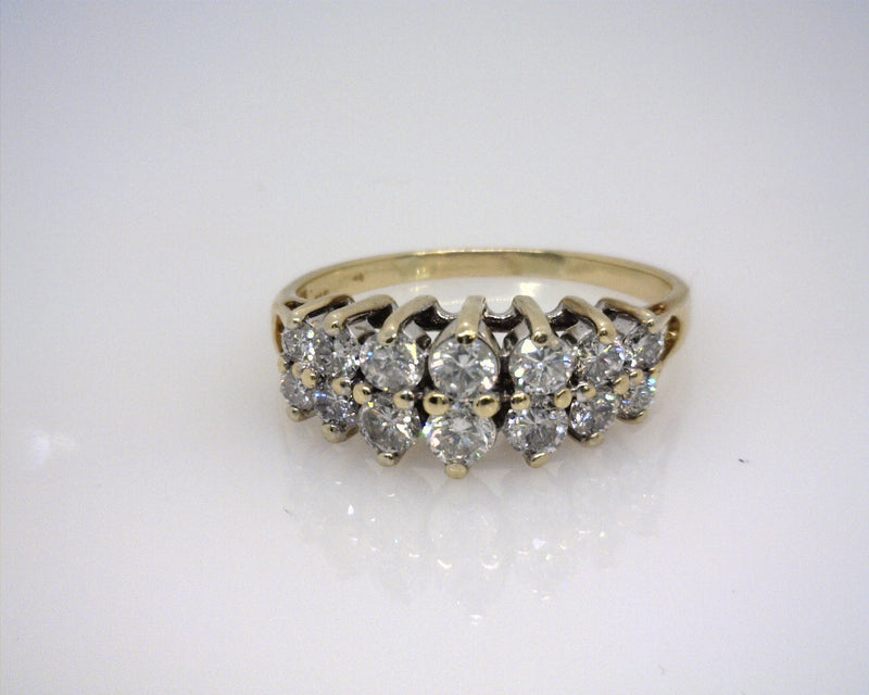 14K YG DIAMOND RING