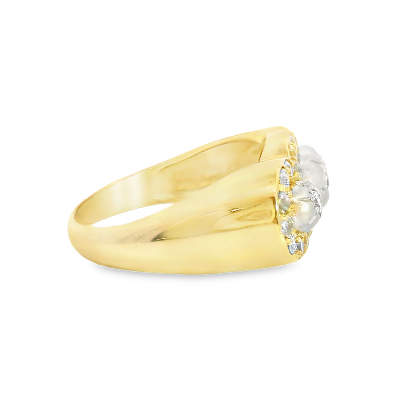 14K TT Diamond Fashion Ring