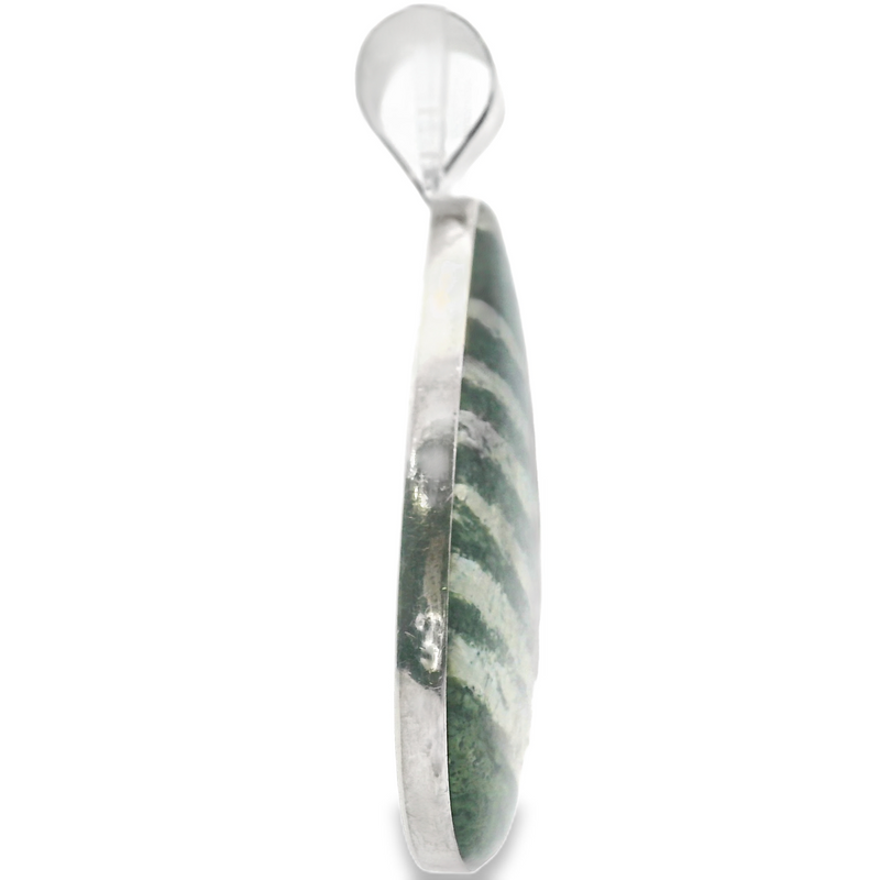 Sterling Silver Zebra Jasper Pendant