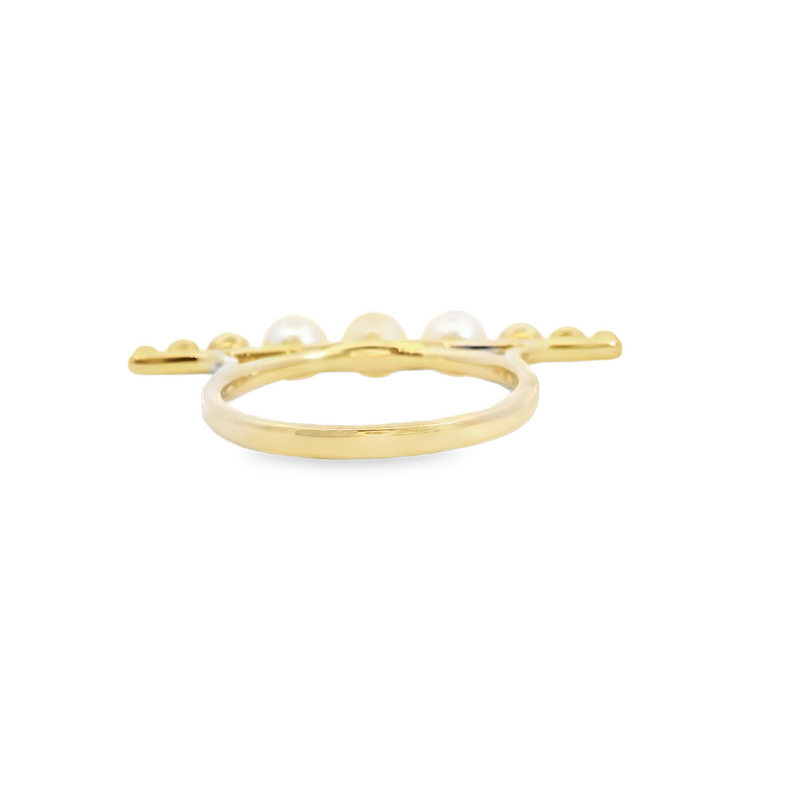14K YG Pearl Ring