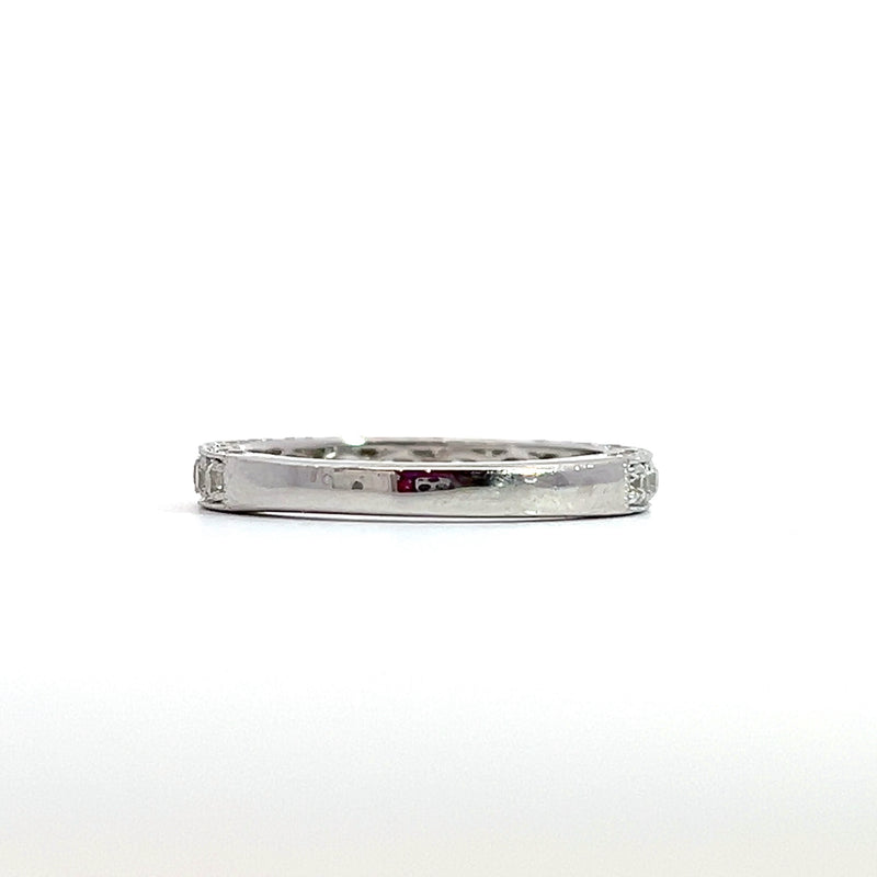 Sterling Silver Multi Row CZ Ring