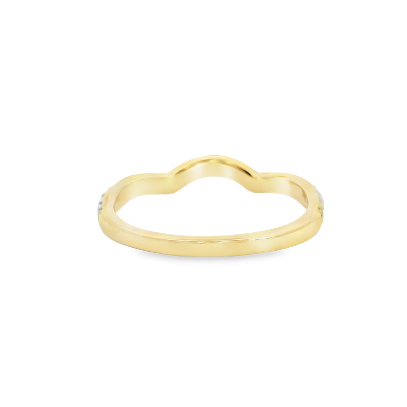 14K WG Wide Diamond Cluster Ring