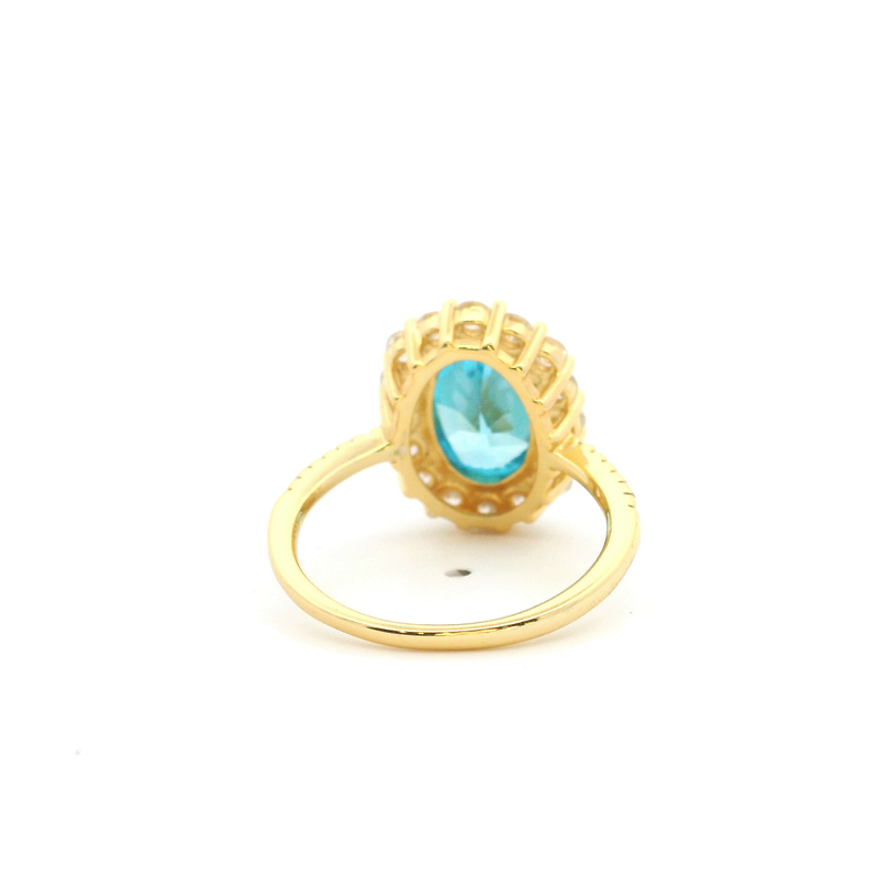 Gold Plated CZ Ring