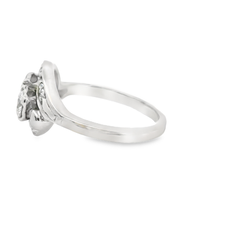 14K WG Vintage Diamond Ring