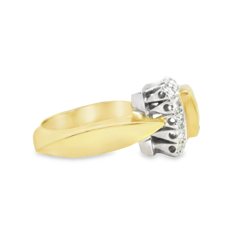 18K YG Diamond Fashion Ring Approx 2.00 CT TW