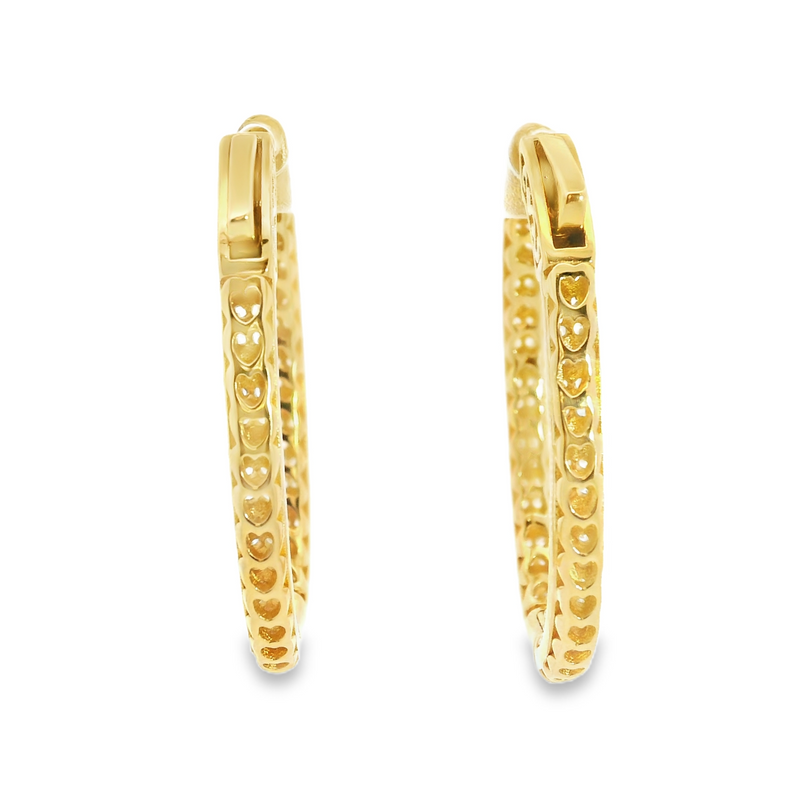 Gold Plated CZ Earrings